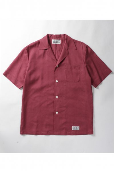 MAFIA SHIRT ( TYPE-1 ) (BURGUNDY)