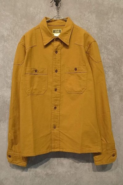 ACV-SH01 PADDED WOOL SHIRT (MUSTARD)