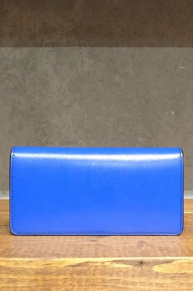 ACV-W01S UK BRIDLE LEATHER LONG WALLET （BLUE）