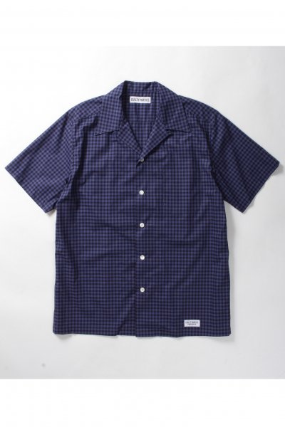 OPEN COLLAR SHIRT ( TYPE-5 ) (NAVY)