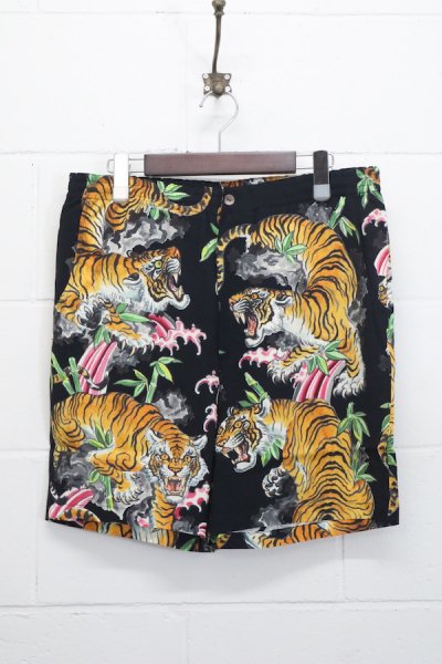 TIM LEHI / HAWAIIAN SHORTS (BLACK)