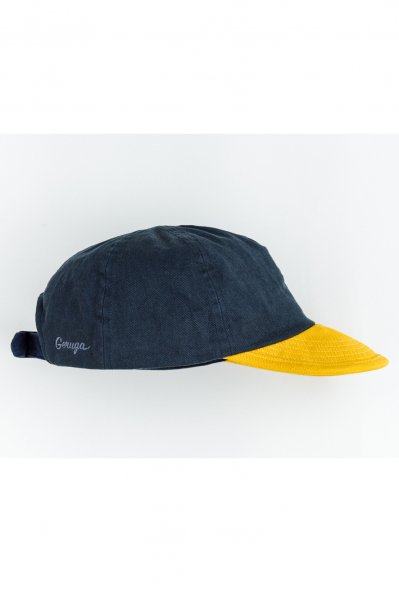 D.T.CAP -COMBI- （NAVY/MUSTARD）