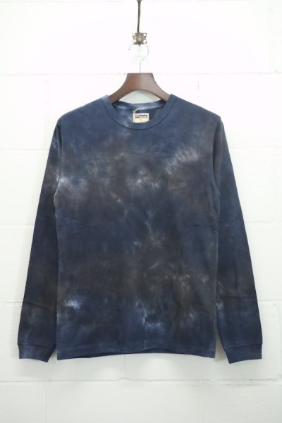 Uneven Dyeing LS TEE （Mad Navy）