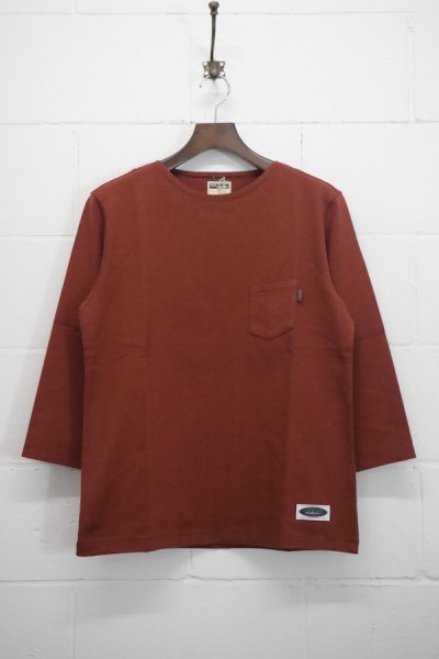 Flat Neck 3Q TEE （Autumn Leaf）