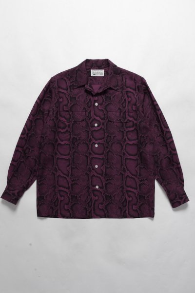 HAWAIIAN SHIRT L/S ( TYPE-1 ) (PURPLE)