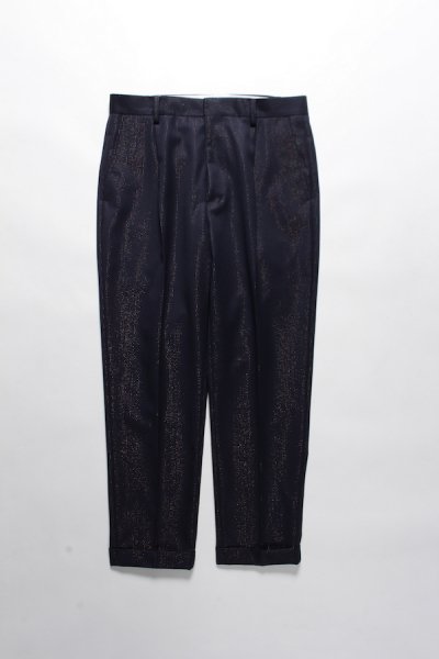 PLEATED TROUSERS ( TYPE-1 ) (NAVY)