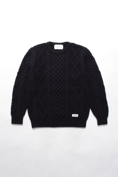 FISHERMAN'S SWEATER (BLACK)