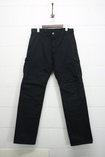 CARGO PANTS -SELVEDGE COTTON- （Black）