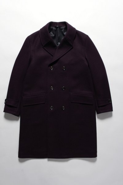 DOUBLE BREASTED COAT ( TYPE-3 ) (PURPLE)