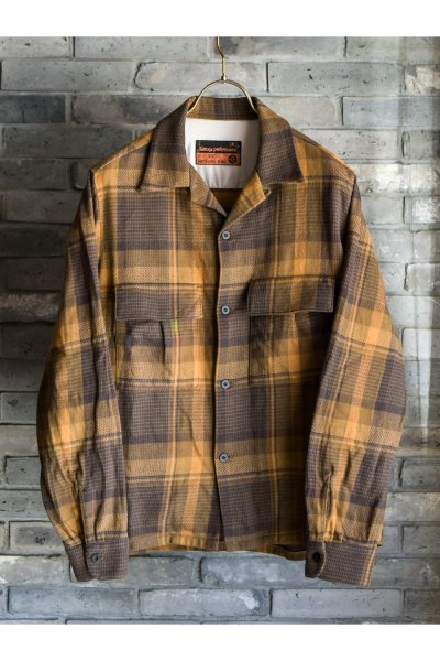 BIG BLOCK CHECK SHIRTS （BROWN）