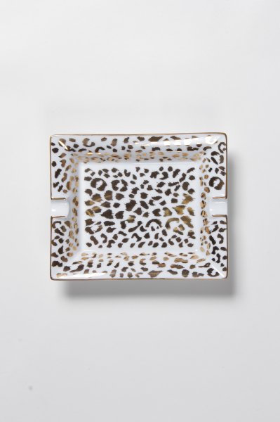 LEOPARD ASHTRAY ( TYPE-2 ) (WHITE)