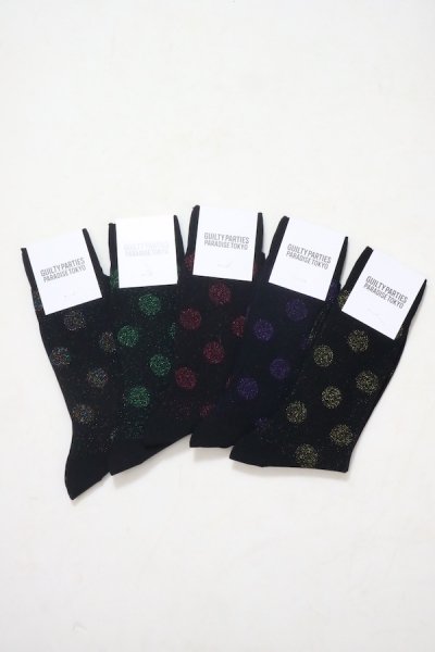 DOTS JACQUARD GRITTER SOCKS