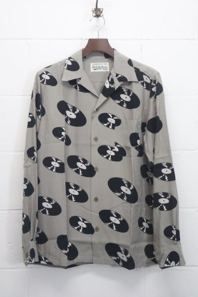 HAWAIIAN SHIRT L/S ( TYPE-1 ) (GRAY)