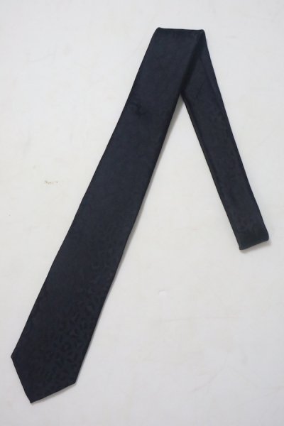 LEOPARD NECKTIE (BLACK)