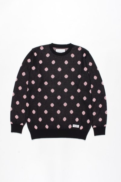 DOTS JACQUARD SWEATER (BLACK)