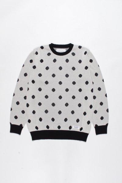 DOTS JACQUARD SWEATER (WHITE)