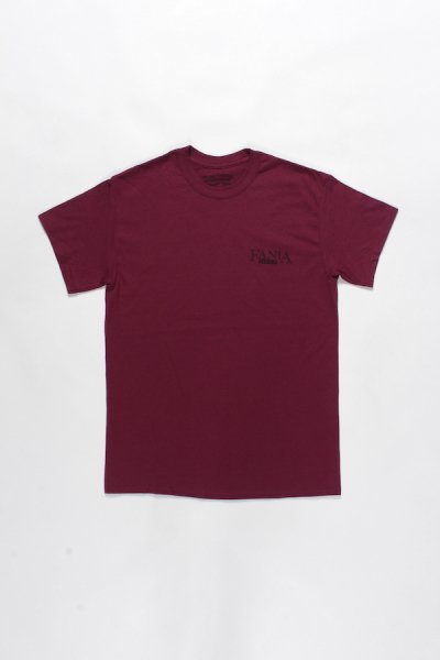 FANIA / CREW NECK T-SHIRT ( TYPE-1 ) (BURGUNDY)