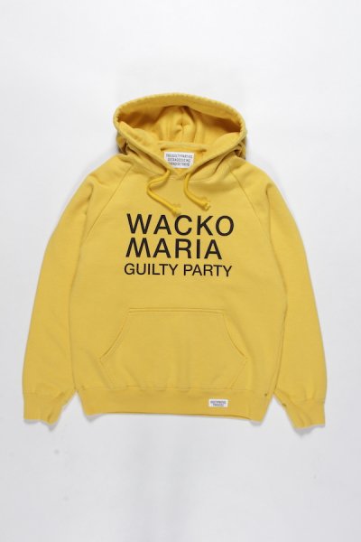 WASHED HEAVY WEIGHT PULLOVER HOODED SWEAT SHIRT ( TYPE-2 ) (YELLOW)