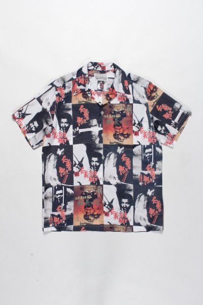 仁義なき戦い / S/S HAWAIIAN SHIRT (WHITE)