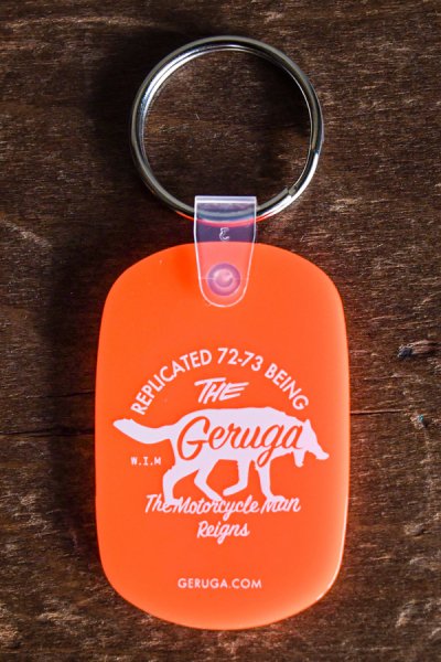 RUBBER KEY-HOLDER （NEON-ORANGE）