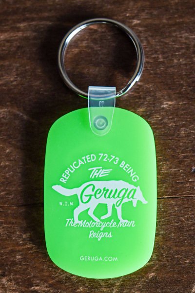 RUBBER KEY-HOLDER （NEON-GREEN）