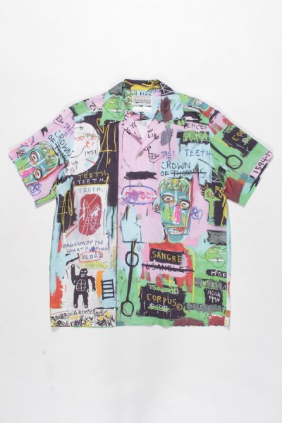 JEAN-MICHEL BASQUIAT / S/S HAWAIIAN SHIRT ( TYPE-1 ) (ONE)