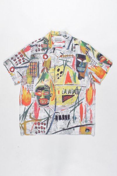 JEAN-MICHEL BASQUIAT / S/S HAWAIIAN SHIRT ( TYPE-2 ) (ONE)