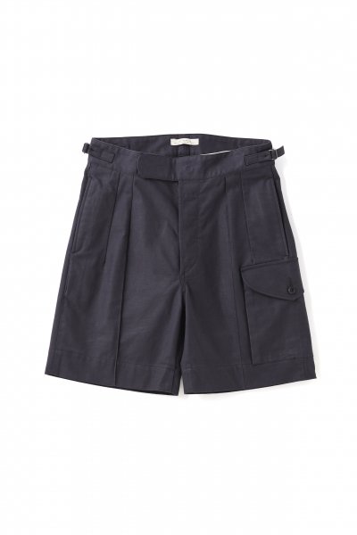 SIDE BUCKLE GRUKHA SHORTS (GRAPHITE)