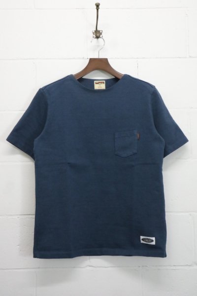 Flat Neck Heavy TEE （Blue）