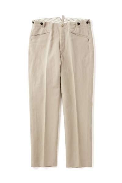 SLIT POCKET GRANDPA TROUSER (BONE)