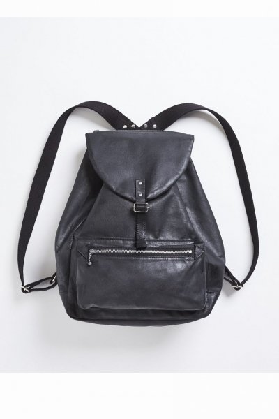 ACV-BG04 WAXED COTTON BACK PACK （BLACK）