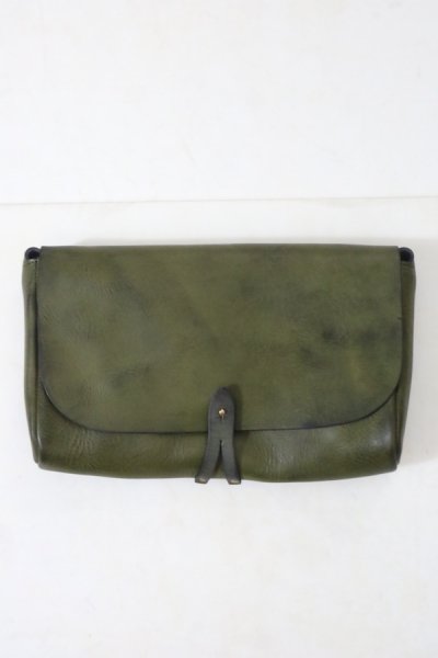 VS-240L LEATHER 3WAY CLUTCH BAG (OLIVE)