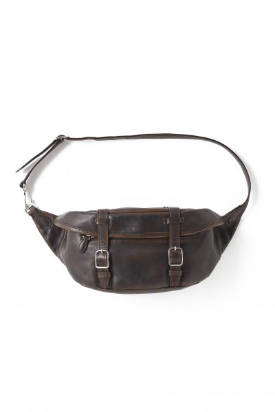 PATINA HORSE HIDE BELT BAG (PATINA BROWN)