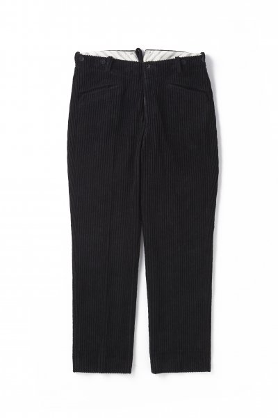 SLIT POCKET GRANDPA TROUSER (BLACK)