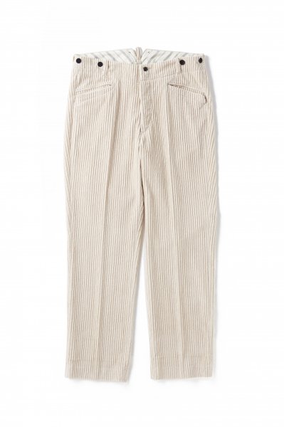 SLIT POCKET GRANDPA TROUSER (BONE)