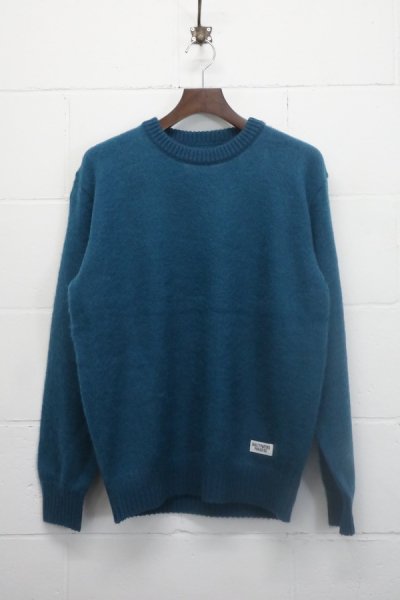 MOHAIR CREW NECK SWEATER (TURQUOISE)