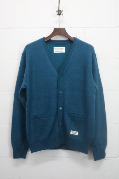 MOHAIR CARDIGAN ( TYPE-1 ) (TURQUOISE)