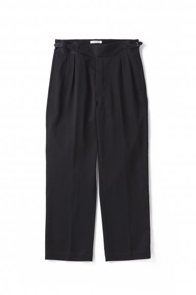 SIDE BUCKLE GURKHA TROUSER (BLACK)