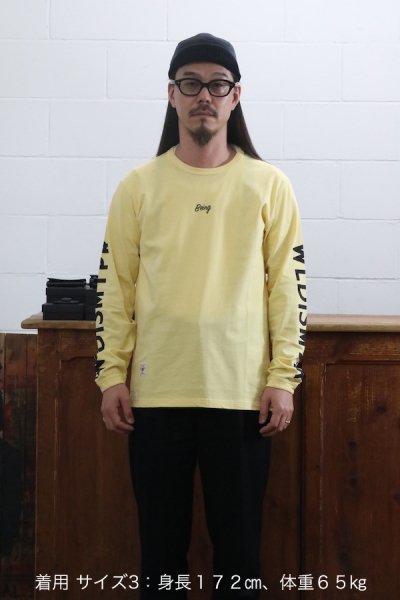 TANGUIS LONG-SLEEVE T-S <BEING> （PALE YELLOW）