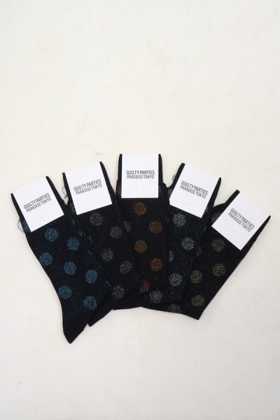 DOTS JACQUARD GRITTER SOCKS