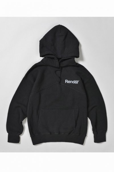 PULL OVER SWEAT HOODIE （BLACK）