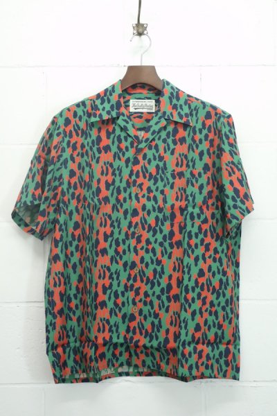 HAWAIIAN SHIRT S/S ( TYPE-6 ) (GREEN)