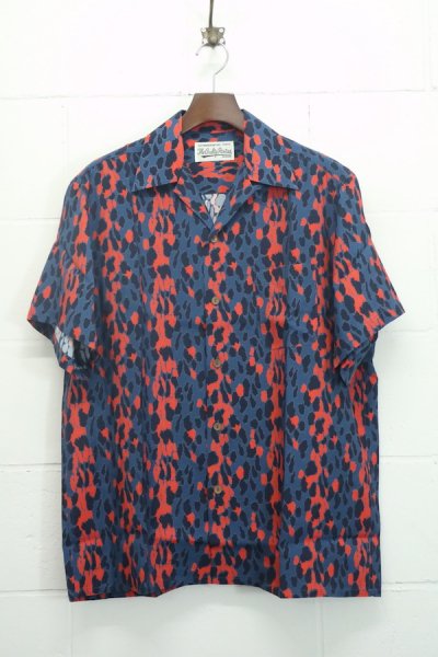 HAWAIIAN SHIRT S/S ( TYPE-6 ) (BLUE)