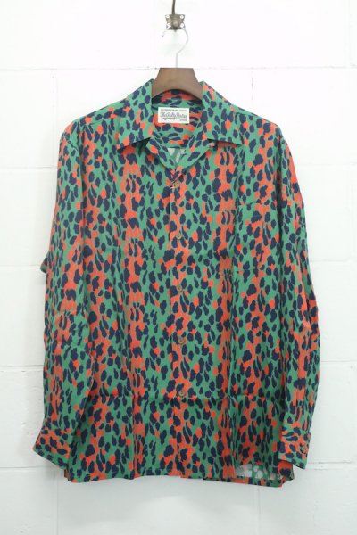 HAWAIIAN SHIRT L/S ( TYPE-2 ) (GREEN)