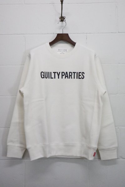 HEAVY WEIGHT CREW NECK SWEAT SHIRT ( TYPE-1 ) (WHITE)