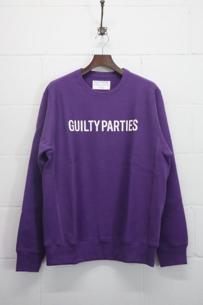 HEAVY WEIGHT CREW NECK SWEAT SHIRT ( TYPE-1 ) (PURPLE)