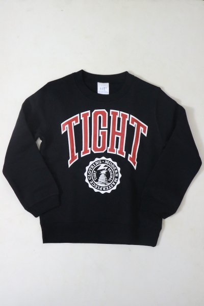 CREW NECK SWEAT -キッズ用- 110、130（BLACK）