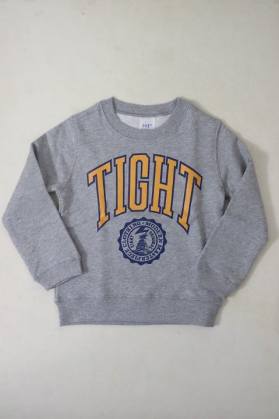 CREW NECK SWEAT -キッズ用- 110、130（GRAY）