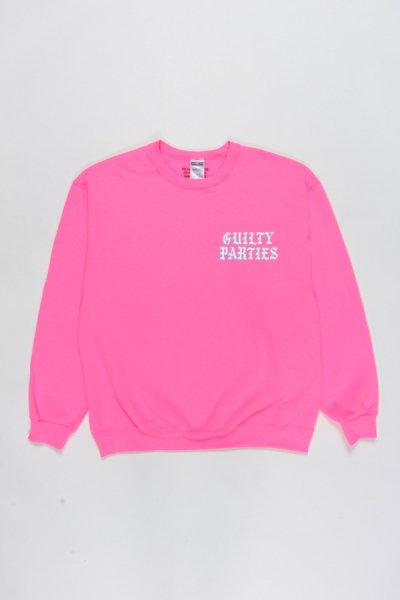 CREW NECK SWEAT SHIRT ( TYPE-7 ) (PINK)