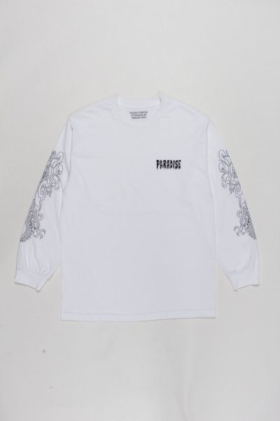 TIM LEHI / CREW NECK LONG SLEEVE T-SHIRT ( TYPE-1 ) (WHITE)